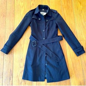 Burberry London Slim Fit Long Single Breasted Trench Coat